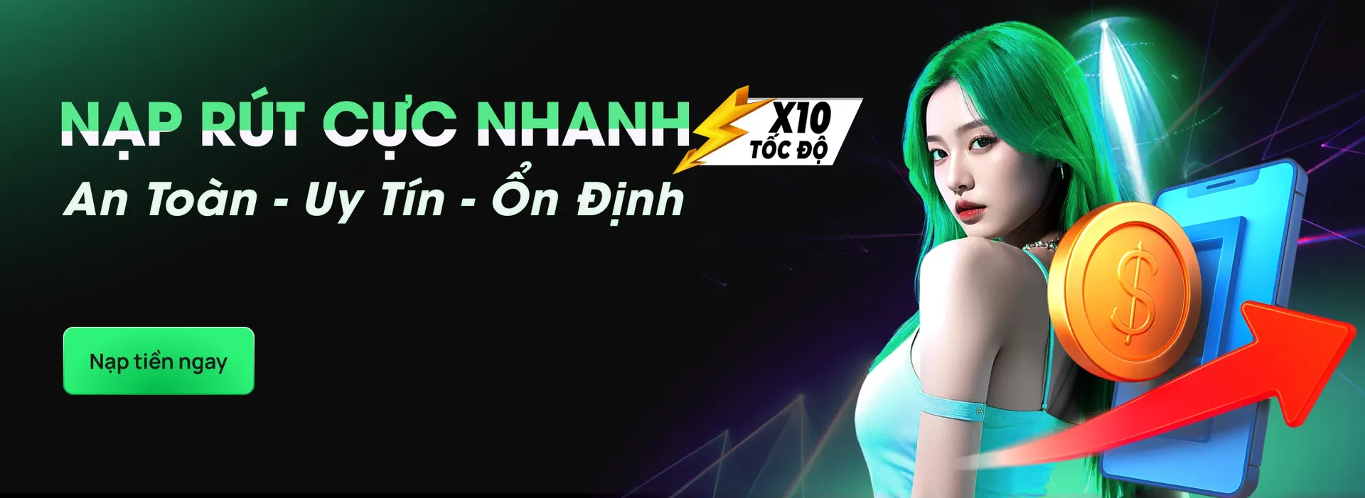 nạp rút nhanh an toàn